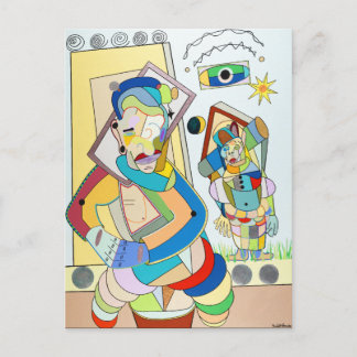 Carte Postale "Two Figures : O and Ru" par Ruchell Alexander