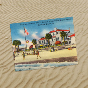 Carte Postale Tybee Island GA Historic DeSoto Beach Hotel