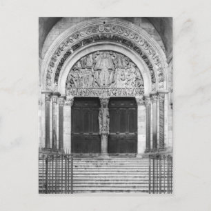 Carte Postale Tympanum avec le jugement Dernier