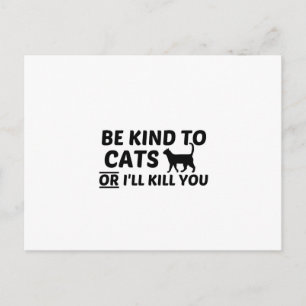 CARTE POSTALE TYPE DE CHAT