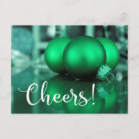 Typographie Cheers Décorations Vert Tonique Photo