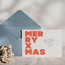 Typographie Minimaliste Vœux de Noël Joyeux