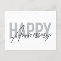 Typographie moderne, simple et cool Joyeux Anniver