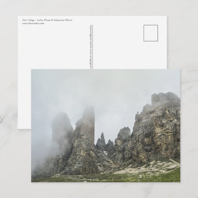 Carte Postale Tyrol du Sud Italie (Devant / Derrière)