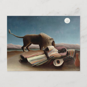 Carte postale Tzigane endormi de Rousseau