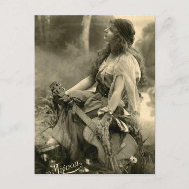 Carte postale tzigane victorienne (Devant)