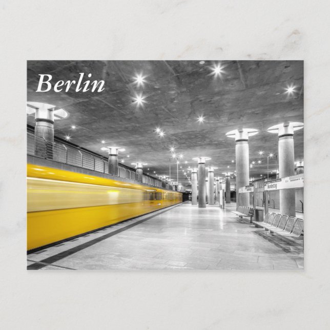 Carte Postale U Bahn Berlin (Devant)