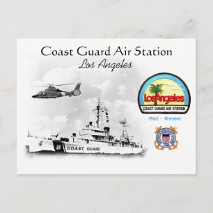 Carte Postale U.S.C.G. Air Los Angeles, Californie