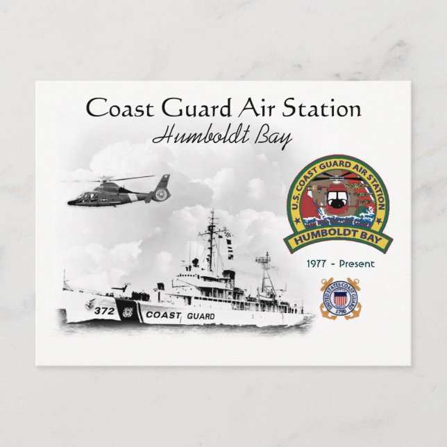 Carte Postale U.S.C.G. Station aérienne Humboldt Bay Californie (Devant)