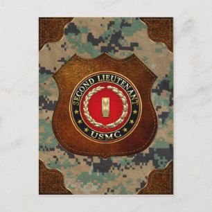 Carte Postale U.S. Marines: second lieutenant (USMC 2ndLt) [3D]