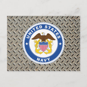 Carte Postale U.S. Navy Officer Crest