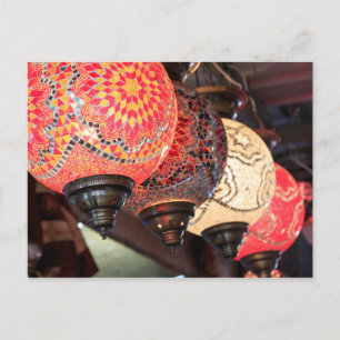 Carte Postale Uchisar, Coloré, Lampes Mosaïques