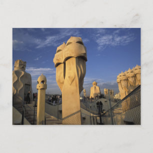 Carte Postale UE, Espagne, Catalogne, Barcelone. Antonio Gaudi
