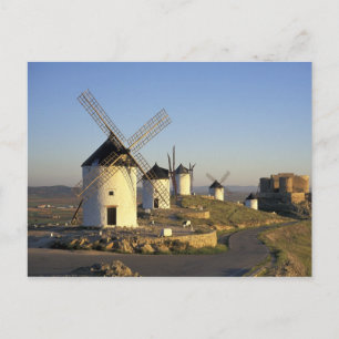Carte Postale UE, Espagne, La Mancha, Consuegra. Windmills et