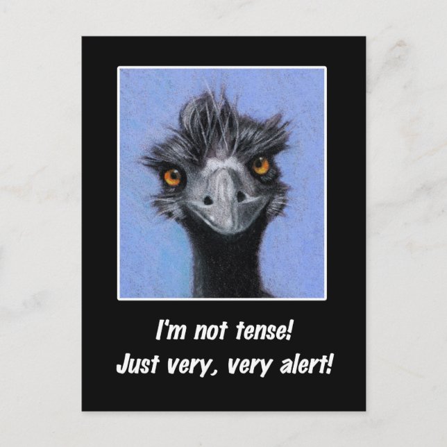 CARTE POSTALE UEM : FUNNY DISANT POUR UN BOSS TENSE OU D'AUTRES (Devant)