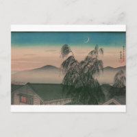 Ukiyoe [Goyo] Lune du soir