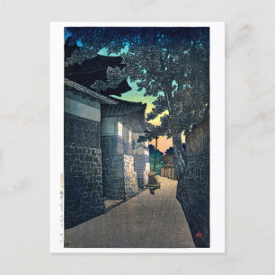 Carte Postale ukiyoe [hasui] C20 Kosho Temple, Himi, Etchu