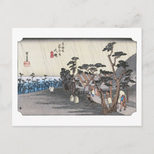 Carte Postale ukiyoe Hiroshige n° 08 Ōiso