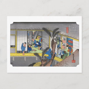 Carte Postale ukiyoe Hiroshige n°36 Akasaka
