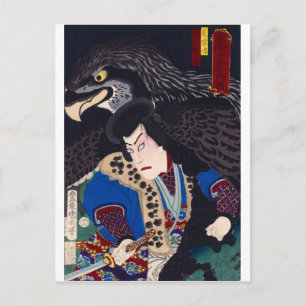 Carte Postale ukiyoe - Jiraiya - No.10 Kunichika -