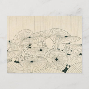 Carte Postale Ukiyoe moderne par Komura Settai