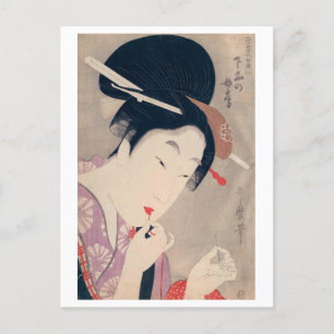 Carte Postale Ukiyoe [Utamaro] beautés 016