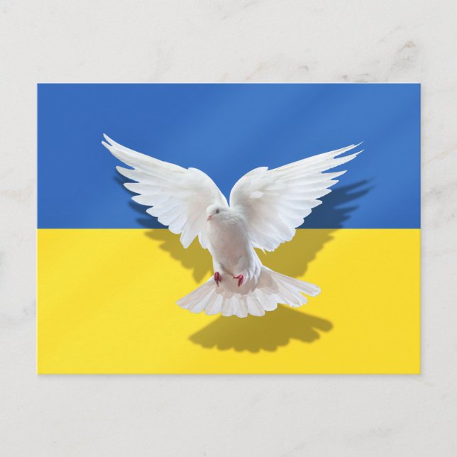 Carte postale Ukraine Carte postale Peace Dove sou (Devant)