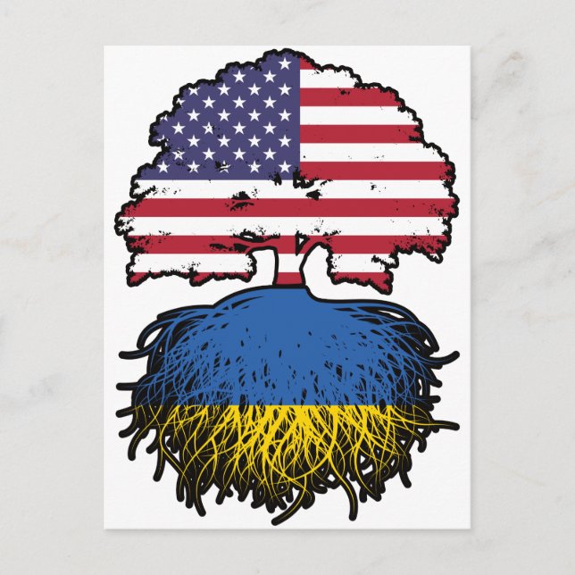 Carte Postale Ukraine Ukraine Ukraine Ukraine Amérique États-Uni (Devant)