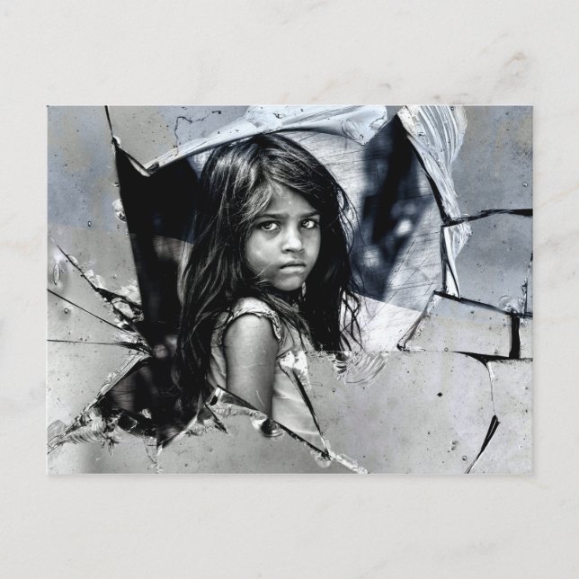 Carte Postale Ukraine War on Children (Devant)