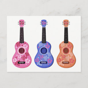 Carte postale Ukuleles