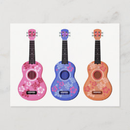 Carte postale Ukuleles