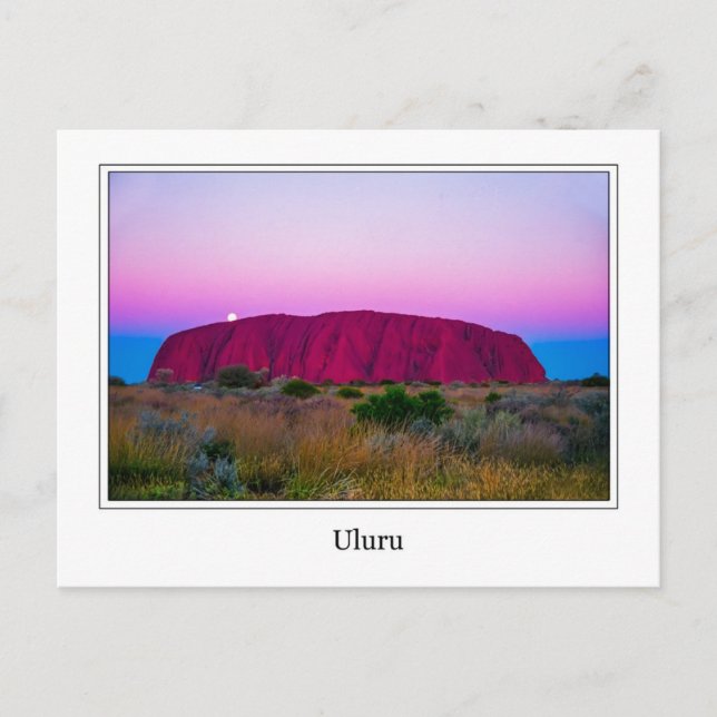 Carte postale Uluru (Devant)