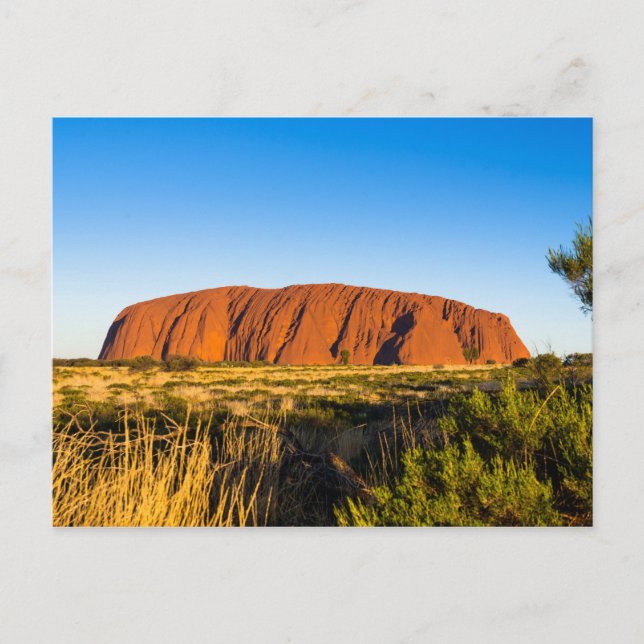 Carte Postale Uluru Ayers Rock dans l'arrière-pays Australie (Devant)