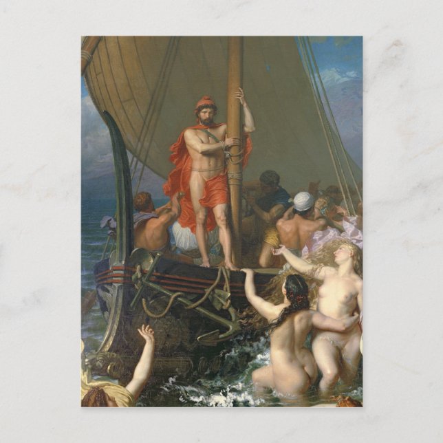 Carte Postale Ulysse et les sirènes (Devant)