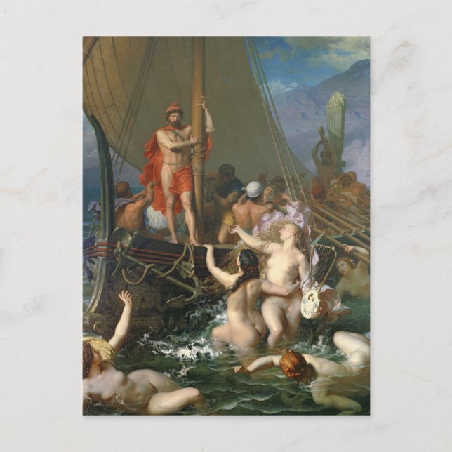 Carte Postale Ulysse et les sirènes 2 (Devant)