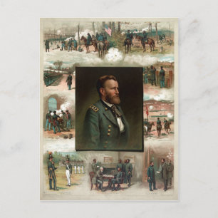 Carte Postale Ulysses S. Subvention de West Point à Appomattox