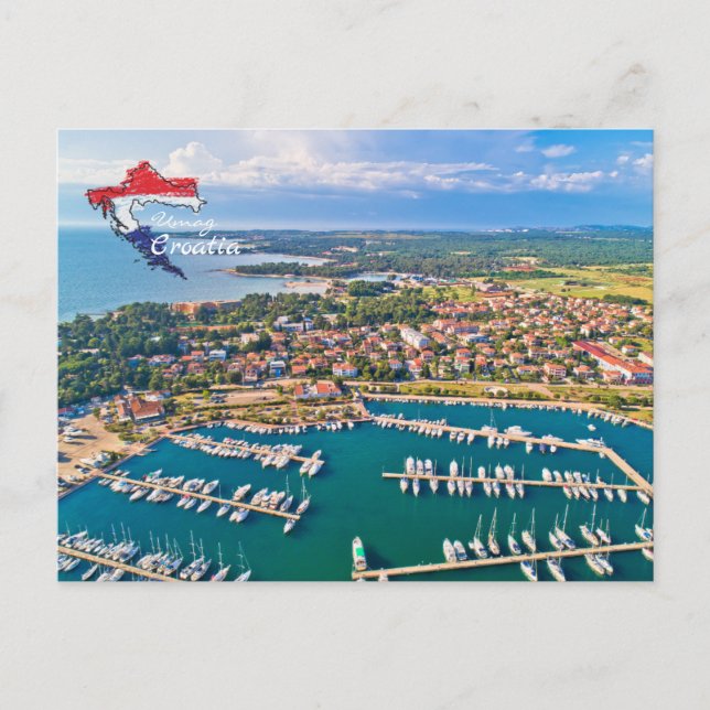 Carte Postale Umag, Croatie | Istrie | Mer Adriatique (Devant)