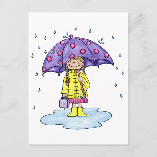 Carte Postale Umbrella Sweetie (Devant)