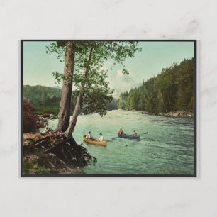 Carte Postale Un Adirondack en flux de montagne classique Photoc