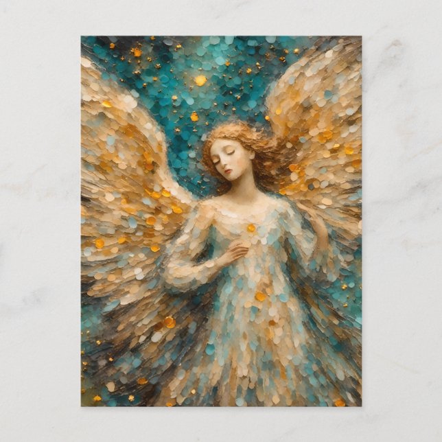 Carte Postale Un ange coloré (Devant)