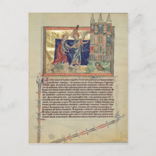 Carte Postale Un ange montrant la Nouvelle Jérusalem