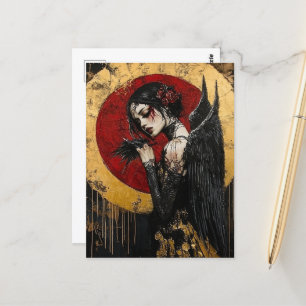 Carte Postale Un ange sombre