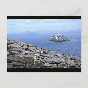 Carte Postale Un aperçu de Little Skellig de Skellig Michael