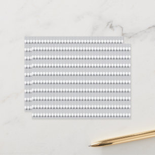 Carte Postale un arrière - plan blanc avec un motif de cercles