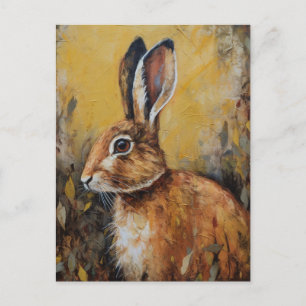 Carte Postale Un beau lapin brun