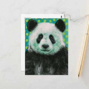 Carte Postale Un beau panda ours
