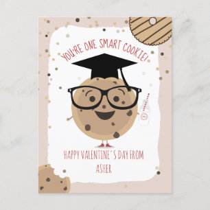 Carte Postale Un biscuit intelligent et le lait enfants salle de