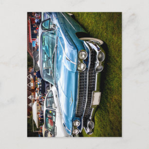 Carte Postale Un bleu 1959 Cadillac Eldorado Biarritz.