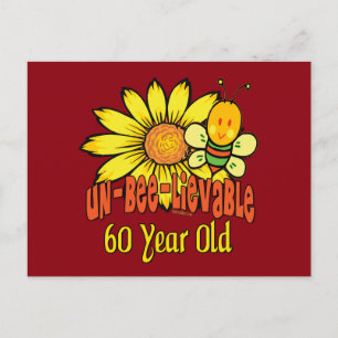 Carte Postale Un cadeau incroyable de 60e anniversaire