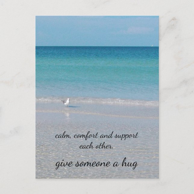 Carte Postale "Un câlin..................." (Devant)